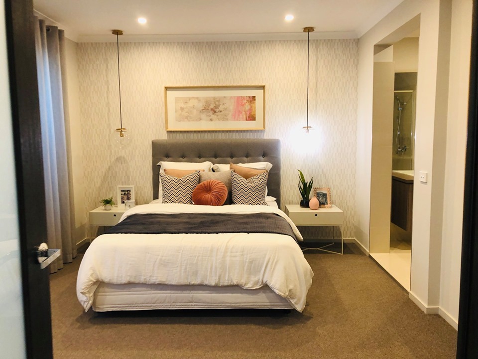 Không gian phòng ngủ lớn của biệt thự Sydney Úc